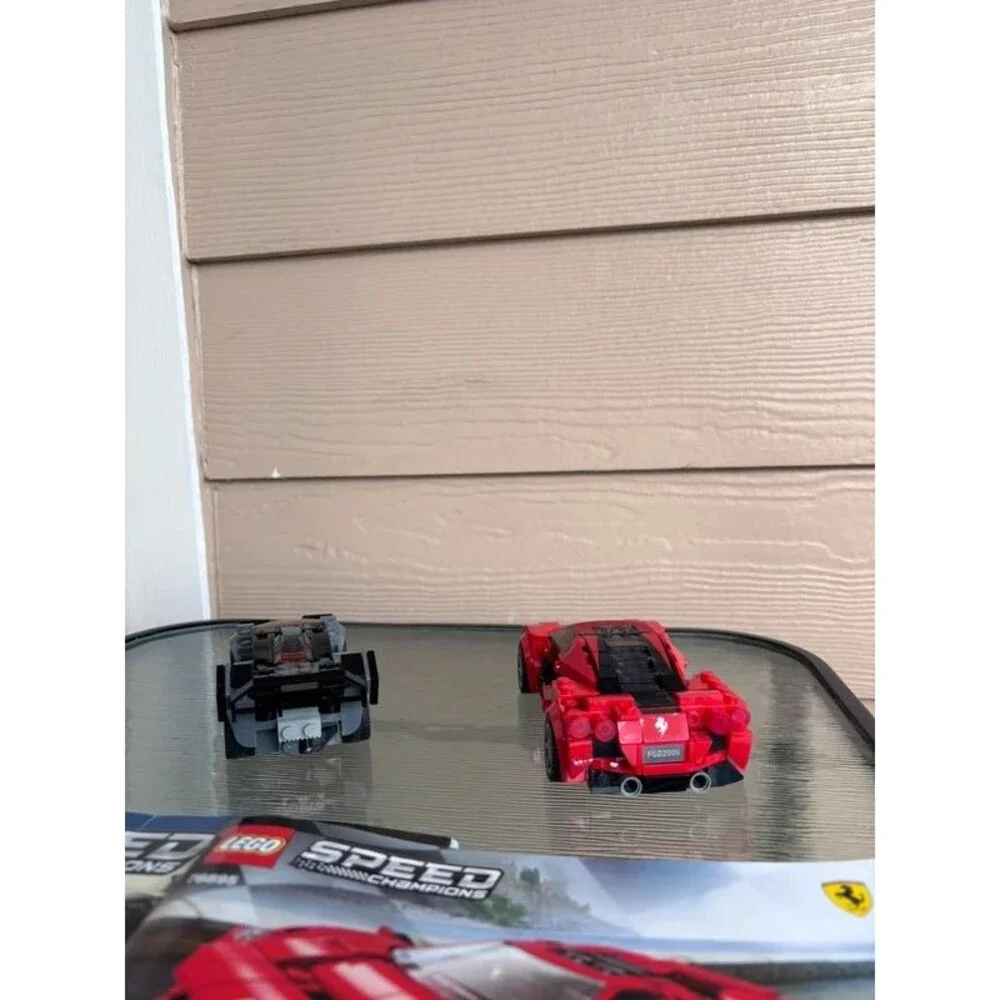 Lego Speed Champions Ferrari/Mclaren Frankenstein Cars for parts